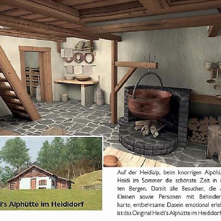 Hotel Restaurant Heidihof Maienfeld Eksteriør bilde